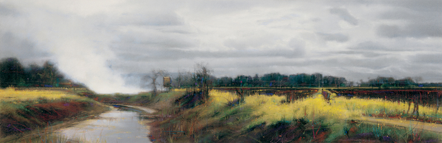 Artist Steven Gordon. 'Real Mustard' Artwork Image, Created in 2001, Original Pastel. #art #artist