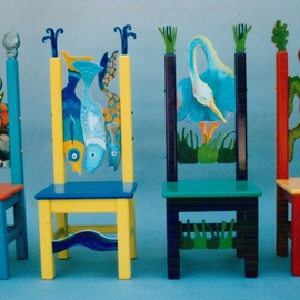 childrens chairs detail By Michelle Scott