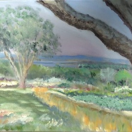 Michael Garr: 'Prudence Island from Sharons Cottage', 2013 Oil Painting, Landscape. Artist Description:  Plein Air done for Wet Paint 2013 at Newport Art museum ...