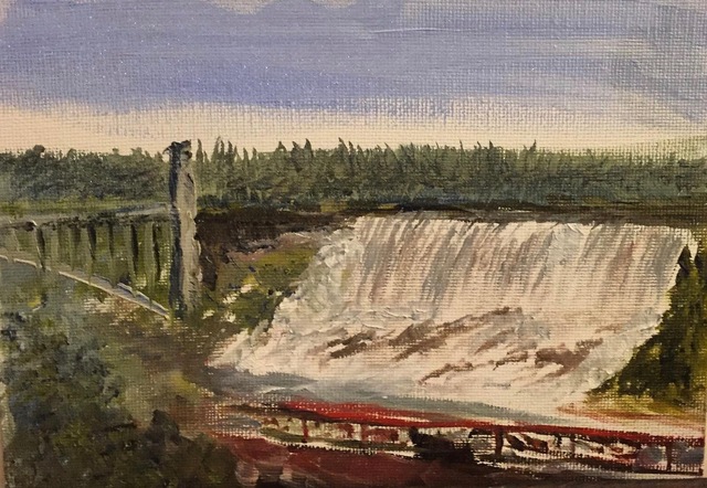 Artist Michael Garr. 'American Falls' Artwork Image, Created in 2020, Original Other. #art #artist