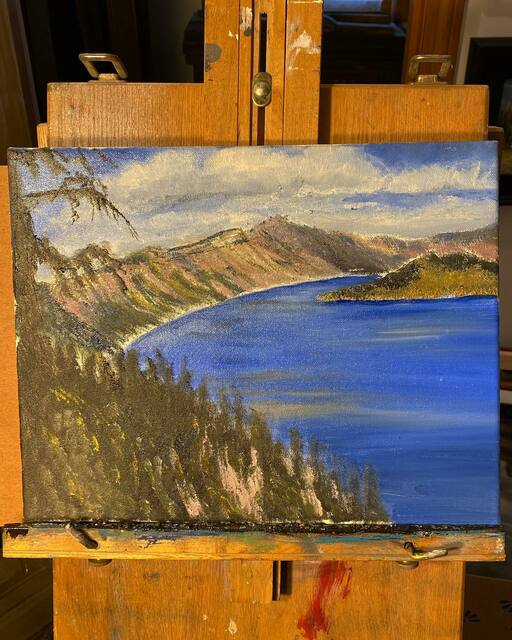 Michael Garr  'Crater Lake', created in 2023, Original Other.