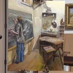 lorena in her studio By Michael Garr