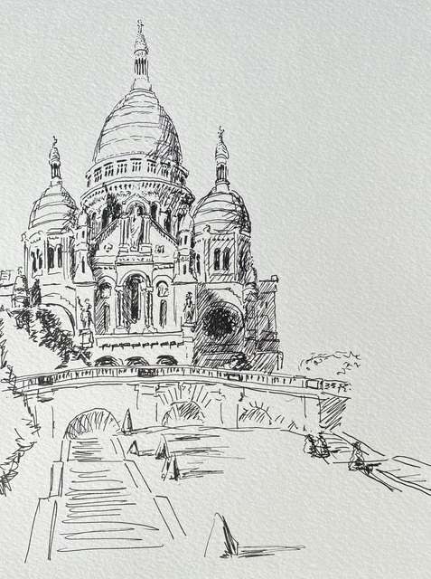 Michael Garr  'Sacre Coeur De Montmartre', created in 2022, Original Other.