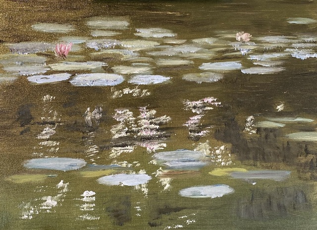 Michael Garr  'Water Lilies I', created in 2023, Original Other.