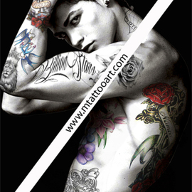 Tattoo Art M Artwork CR Cristiano Ronaldo N1, 2015 Digital Art, Body