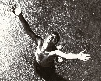 Mark Baranowski: 'Andy Dufresne', 2011 Charcoal Drawing, People.  8