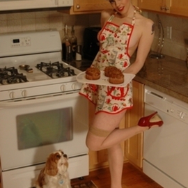 Theresa Loschiavo: 'the pin up 1', 2010 Color Photograph, Vintage. 