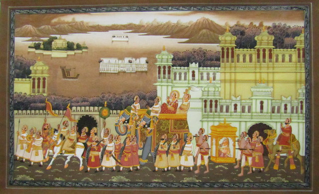 Mayank Salvi  'ROYAL PROCESSION', created in 2015, Original Painting Other.
