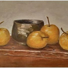 still life apples By Irene Nilemo