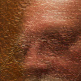Nancy Bechtol: 'Digital Mindset Computer Scientist', 2013 Other Photography, Abstract. Artist Description: durst lambda print, archival on aluminum substrate, matte finish, ready to hang.         abstract, face, digital           statue purple                         ...