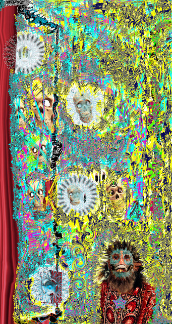 Nancy Bechtol  'Dream Panel Two Ancient Freak', created in 2010, Original Photography Mixed Media.