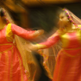 Nancy Bechtol: 'Duo Light Hindi Dance', 2009 Color Photograph, Abstract Figurative. Artist Description:  from the series: 