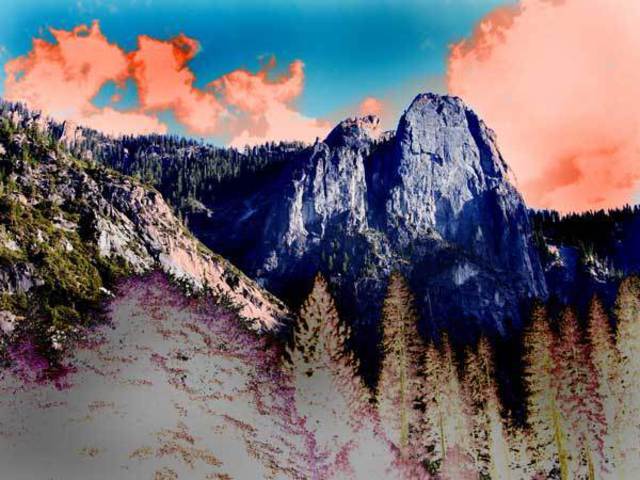 Artist Nancy Bechtol. 'MountainZen' Artwork Image, Created in 2009, Original Photography Mixed Media. #art #artist