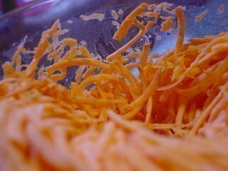 Nancy Bechtol: 'Sweet Orange and Blue', 2007 Other Photography, Food.  Sweet Potatoes CU ...