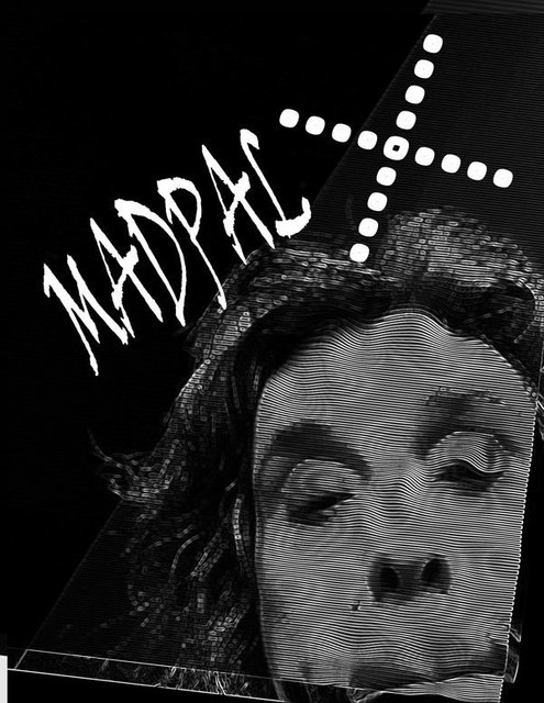 Artist Nancy Bechtol. 'MadpalX BW Arty Selfie' Artwork Image, Created in 2014, Original Photography Mixed Media. #art #artist