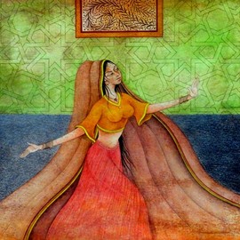dancing girl By Shahid Rana