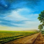 landscape painting By Shahid Rana