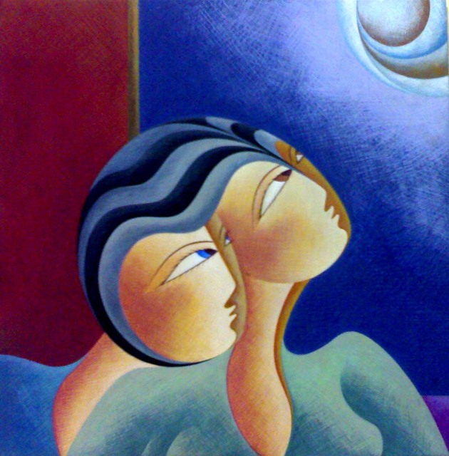 Shahid Rana  'The Hope', created in 2010, Original Painting Acrylic.