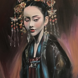 hanfu girl portrait By Anastasia Terskih