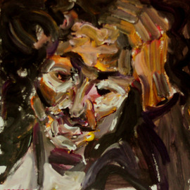 Zsuzsa Naszodi: 'Kati', 2009 Acrylic Painting, Portrait. 