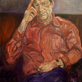 Zsuzsa Naszodi: 'Pal Bekes', 2007 Oil Painting, Portrait. 