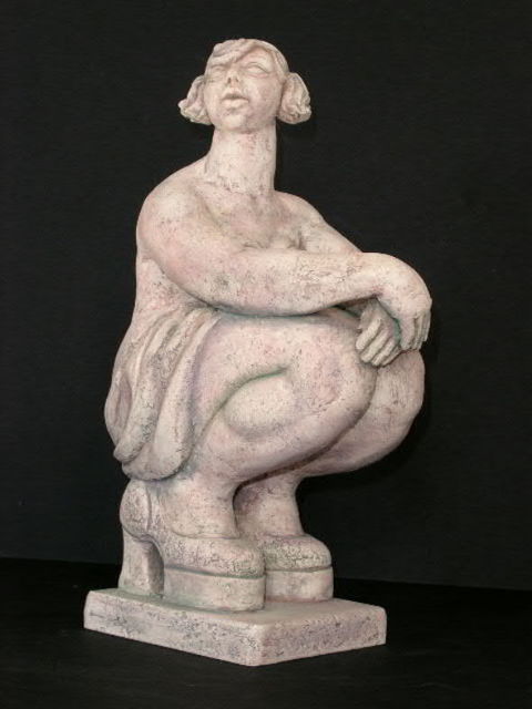 Artist Natalia Shapira. 'Bird Has Flown ' Artwork Image, Created in 2003, Original Sculpture Ceramic. #art #artist