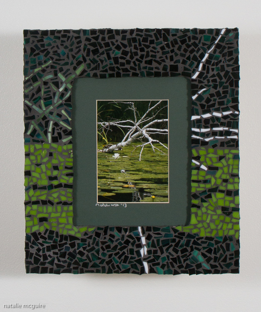 Artist Natalie Mcguire. 'Fallen Birch' Artwork Image, Created in 2015, Original Mosaic. #art #artist