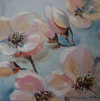 Shanina Nataliia: 'breath of spring', 2016 Oil Painting, Botanical.  spring, flowers, beauty, nature, pastel colors, art, drawing, oil painting, light ...