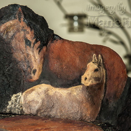 Natalie Rostad Desjarlais Artwork Daughters of the earth, 2015 Mixed Media Sculpture, Naturalism