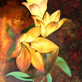 Neeraj Parswal: 'Floral Delights Original Acrylic Painting', 2014 Acrylic Painting, Floral. Artist Description:        Original and hand crafted acrylic  painting on  canvas. The artwork is unframed and nicely created with high quality materials and museum quality visuals of beautiful flowers.Original artwork and prints in different sizes are available for sale.Authentication by signatures and certificate of the artist.Artist Mrs Neeraj- ...