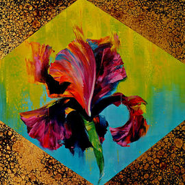 symmetry and symbols floral 2 By Nelu Gradeanu