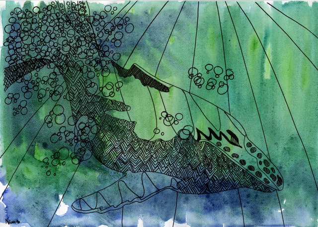 Artist Niina Niskanen. 'Strombo' Artwork Image, Created in 2016, Original Illustration. #art #artist