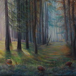 september forest By Sergey Lesnikov