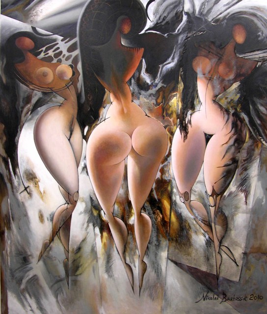 Artist Nikolai Bartossik. 'MADRID' Artwork Image, Created in 2010, Original Painting Acrylic. #art #artist