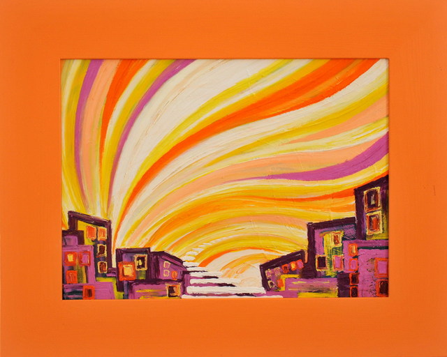 Nika Tartakovskaya  'City Of Dreams', created in 2011, Original Pastel Oil.