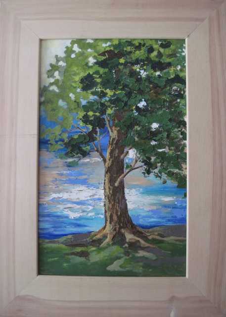 Nika Tartakovskaya  'Karmic Tree', created in 2010, Original Pastel Oil.