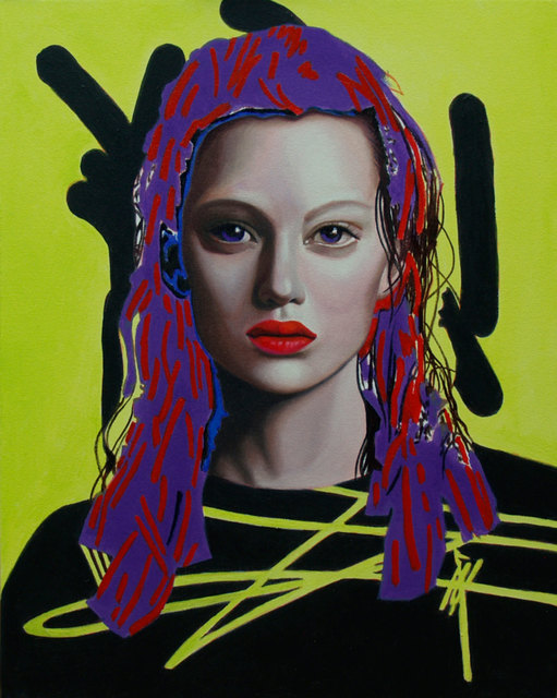 Artist Nina Pery. 'Beauty Charm' Artwork Image, Created in 2020, Original Painting Oil. #art #artist