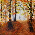 autumn forest By Marilyn Domilski
