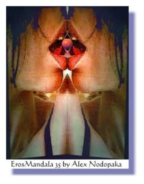 Artist Alexandre Nodopaka. 'Eros Mandala 35' Artwork Image, Created in 2003, Original Other. #art #artist