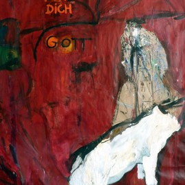 H Schlagen Artwork Fick Dich Gott, 2012 Other Painting, Biblical