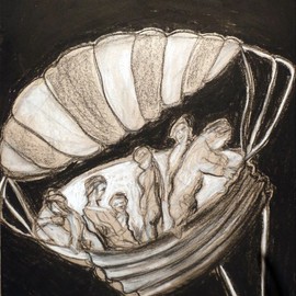 H Schlagen Artwork Ship of fools, 2012 Other Drawing, Aviation