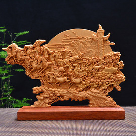 Nolan Yang: 'running horse', 2019 Wood Sculpture, Nature. Artist Description: This woodcarving work is mainly from horses.These horses are galloping and unrestrained, different, free and unrestrained, joyful and inspiring, the scenery is inspiring, and full of realistic romanticism. ...