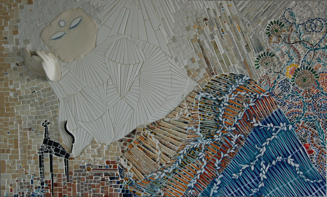 Nora Cervino  'BUDDHA', created in 2008, Original Mosaic.