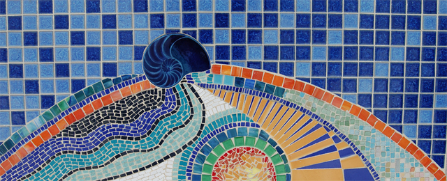 Artist Nora Cervino. 'Caracol' Artwork Image, Created in 2008, Original Mosaic. #art #artist