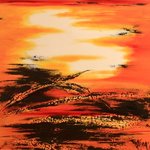 SOLD sunset sisters 2 By Nora Franko