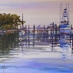 Florida Ponce Inlet Boats Atlantic Coast Christopherson By William Christopherson