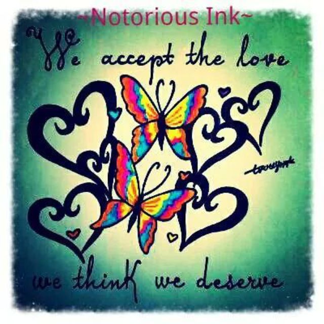 Artist Torrey Webber. 'We Accept The Love We Think We Deserve' Artwork Image, Created in 2014, Original Drawing Pen. #art #artist
