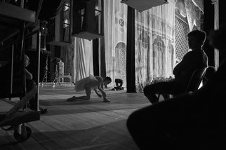 Yulia Nak: 'ii observer russian ballet', 2016 Black and White Photograph, Dance. Dance, black white, theater...