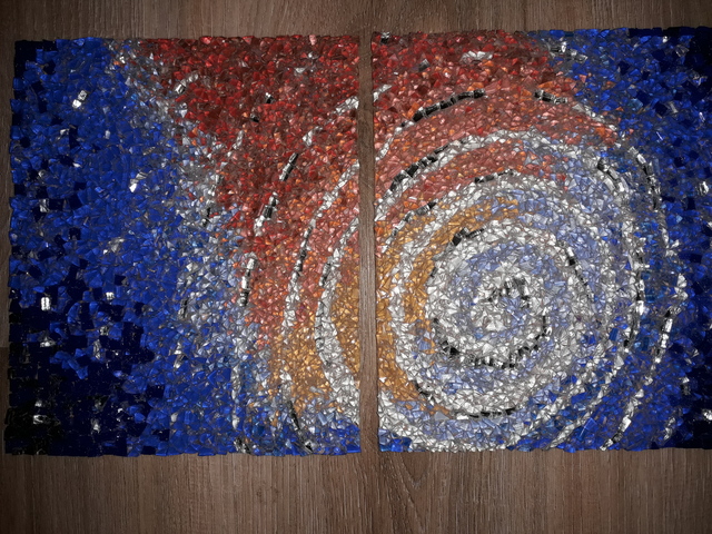 Natalija Zabav  'Birth One Two', created in 2018, Original Mosaic.