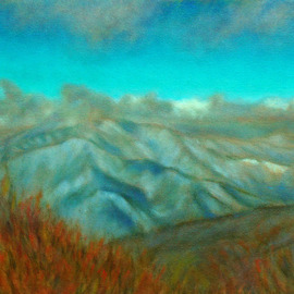 Ron Ogle: 'COLD MOUNTAIN SERIES  number 1', 2007 Oil Painting, Landscape. Artist Description:   Yet Mr. Kapoor has also insisted that his work does not follow any narrativeimpulse, and he grows visibly impatient when questions about meaning comeup. 